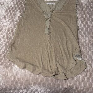 We the Free Olive Green Sleeveless Top